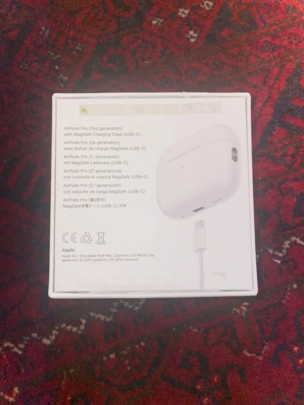 Apple White AirPods Pro Wireless Earbuds with Charging Case and Accessories